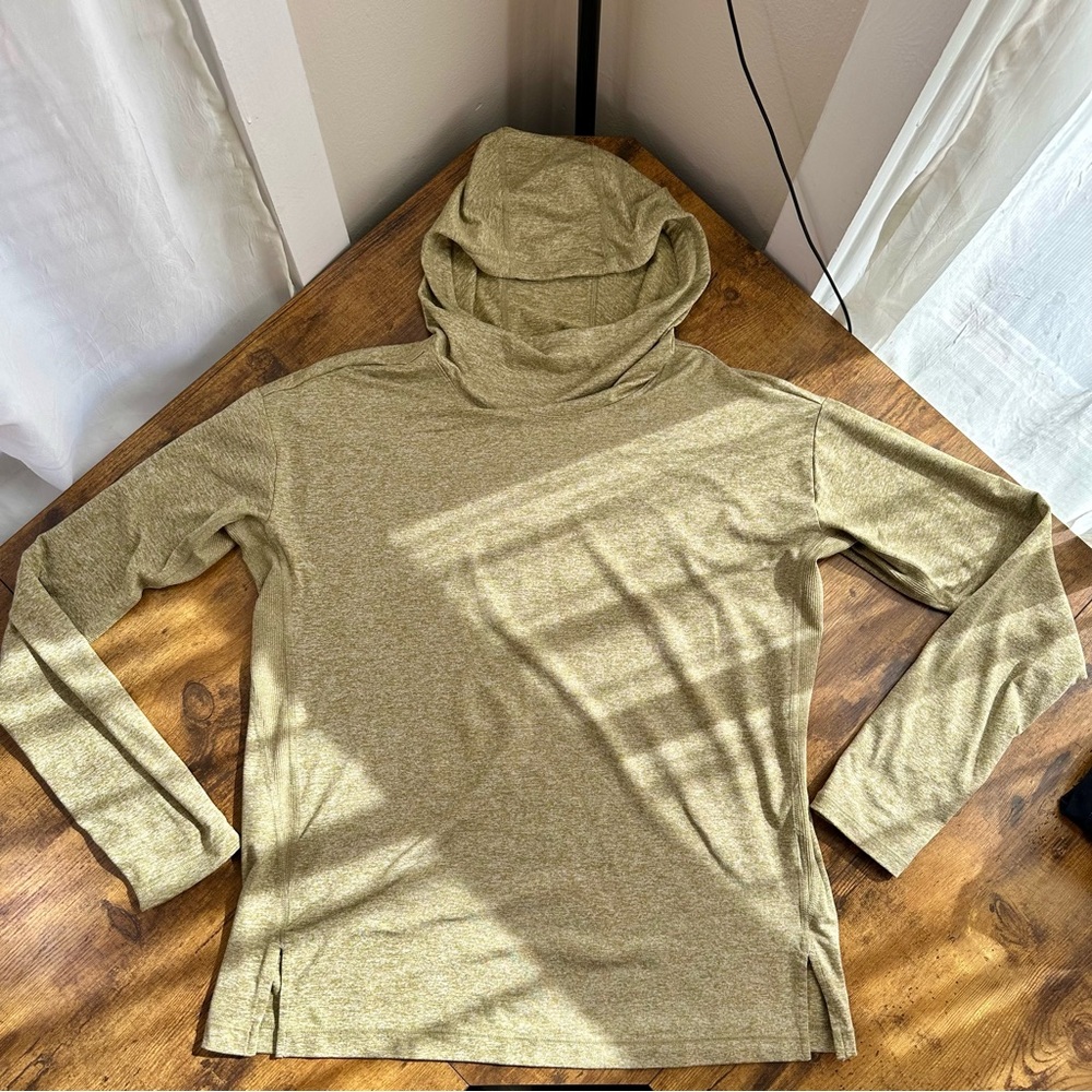 Athleta Uptempo II Hoodie Sweatshirt, Tapestry Gold, Small - Picture 9 of 14